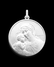 Médaille de berceau Marie ARGENT / 50 mm