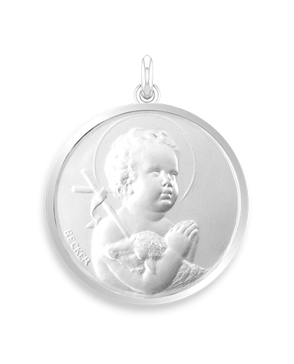 Médaille de berceau St Jean Baptiste