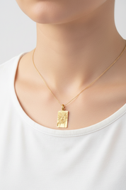 Médaille Dioptaz Christ rectangulaire